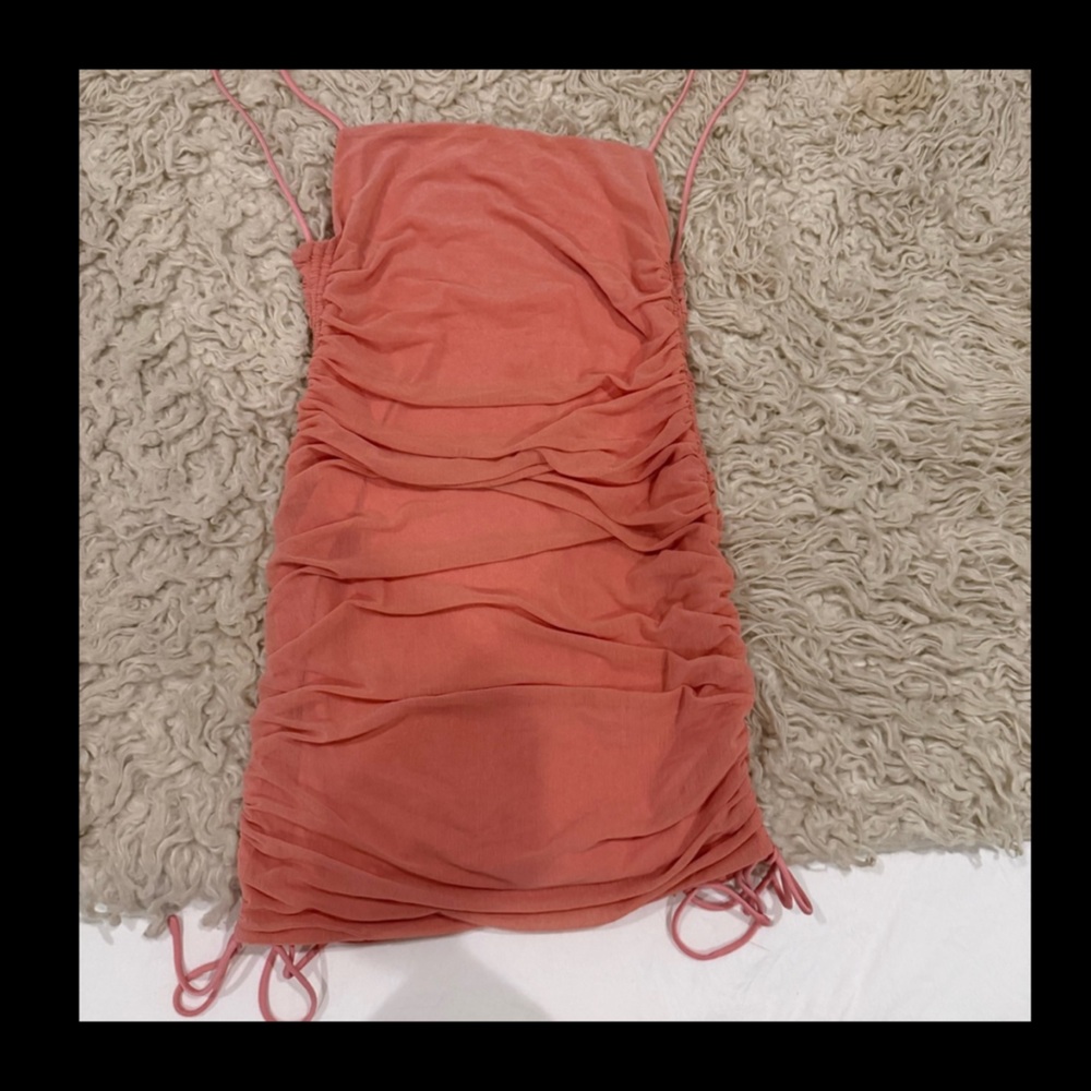 Sabo Skirt Coral Mini Dress